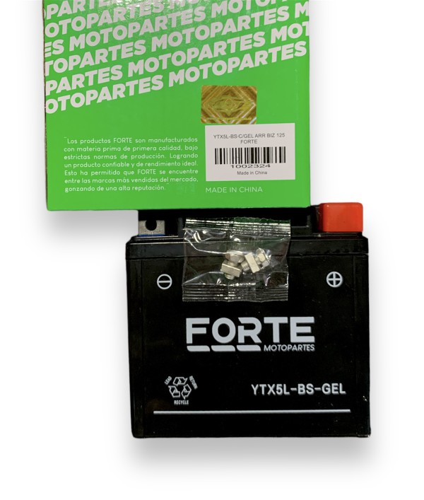 BATERIA YTX5 L-BS C/GEL CG150 FORTE