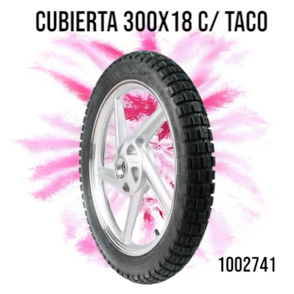 CUBIERTA JOURNEY 300 X 18 C/TACO 6TELA