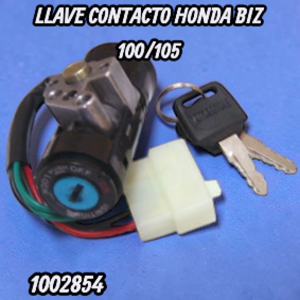 LLAVE CONTACTO HONDA BIZ 100/105 FORTE