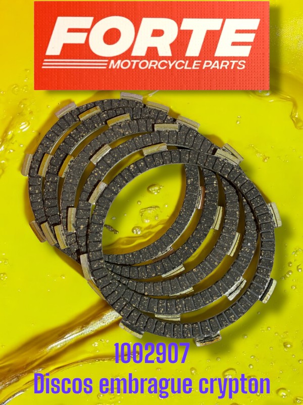 DISCOS EMBRAGUE CRYPTON x 5 FORTE