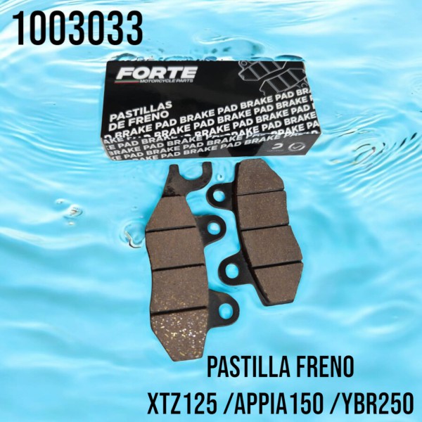 PASTILLA FRENO XTZ125/APPIA 150/YBR 250