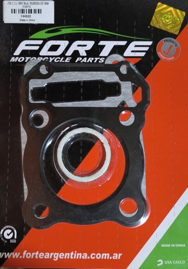JUNTAS CILINDRO BAJAJ ROUSER 220 68 MM FORTE
