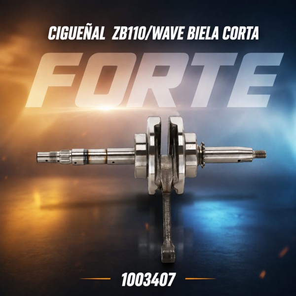 CIGUEÑAL  ZB110/WAVE BIELA CORTA FORTE
