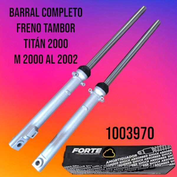 BARRALES FRENO TAMBOR TITAN 2000 JGO FORTE