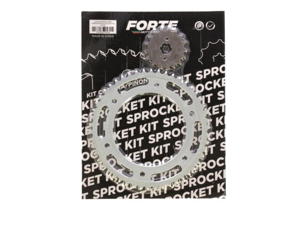 CORONA/PIÑON XR 125 BROSS(50T-17T) - FORTE