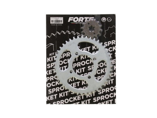 CORONA/PIÑON YBR 125(43T-14T) FORTE