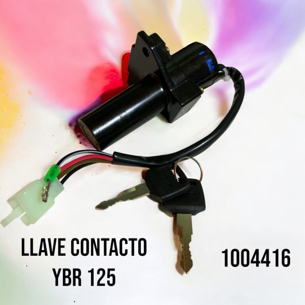 LLAVE CONTACTO YAMAHA YBR 125 M/N 4 CAB FORTE