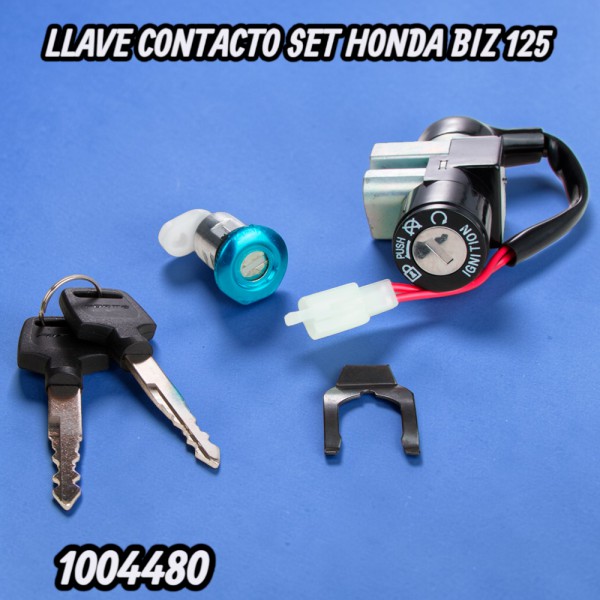 LLAVE CONTACTO SET HONDA BIZ 125 FORTE