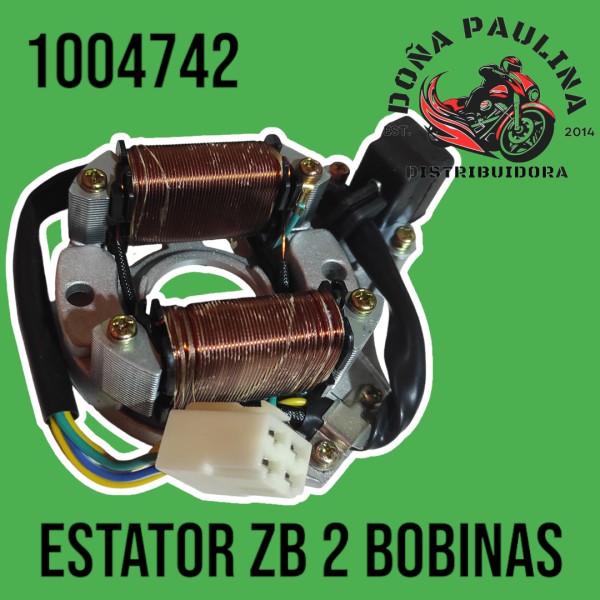 ESTATOR ZB 110 2 BOBINAS C PLAQ FORTE