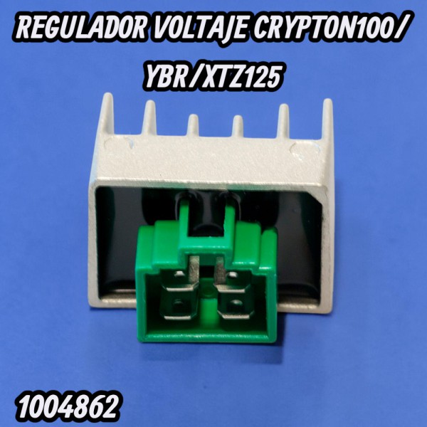 REGULADOR VOLTAJE CRYPTON100/YBR/XTZ125 FORTE