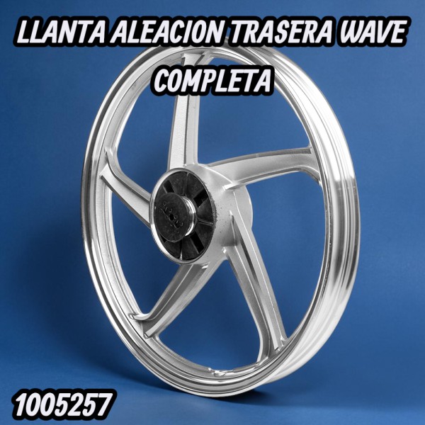LLANTA ALEACION TRASERA WAVE COMPLETA FORTE