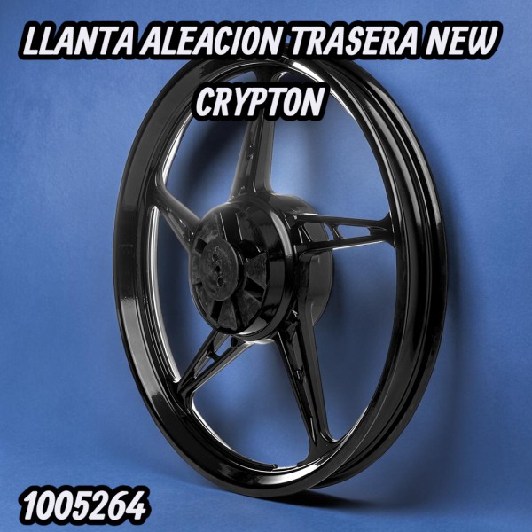 LLANTA ALEACION TRASERA NEW CRYPTON FORTE