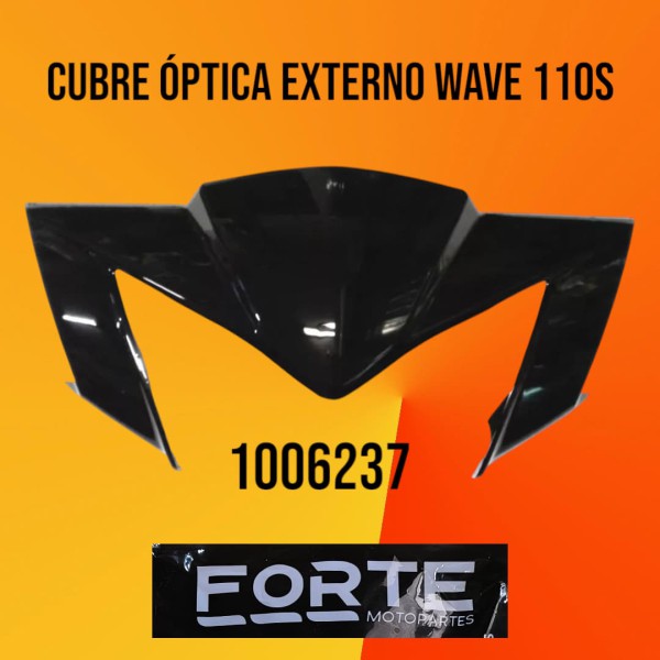 CUBRE OPTICA EXTERNO WAVE 110S NEGRO FORTE