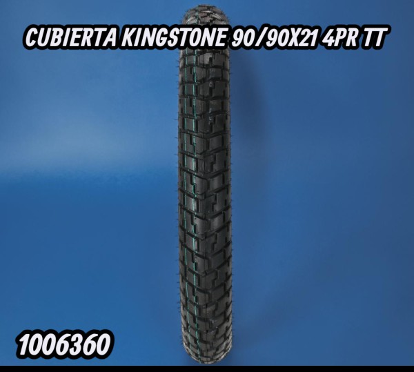 CUBIERTA KINGSTONE 90/90X21 4PR TT