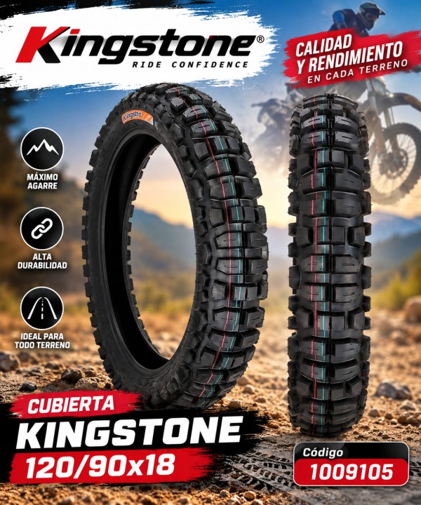 CUBIERTA KINGSTONE 120/90X18 6PR TT P149