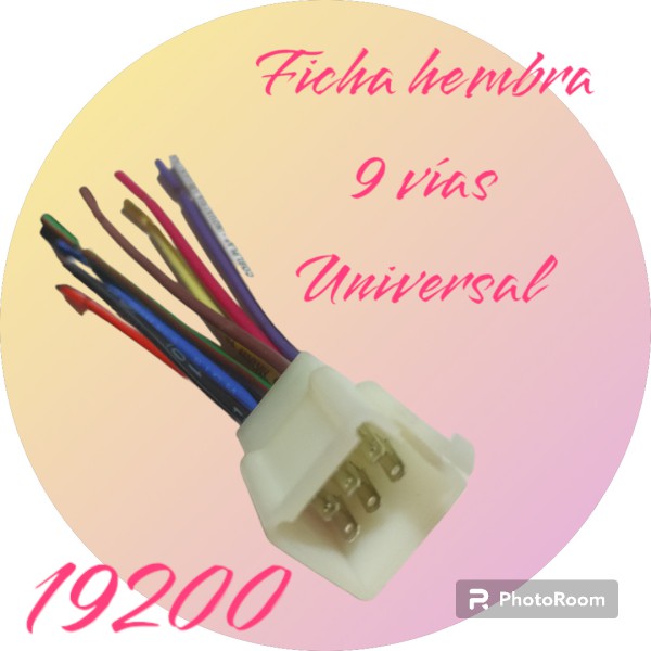 FICHA 9V HEMBRA UNIVERSAL