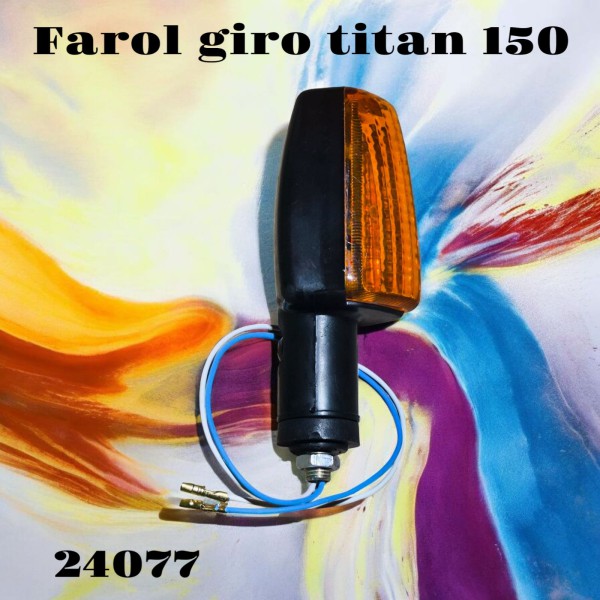 FAROL GIRO+LAMP C/U RX150 AMBAR - STYLU