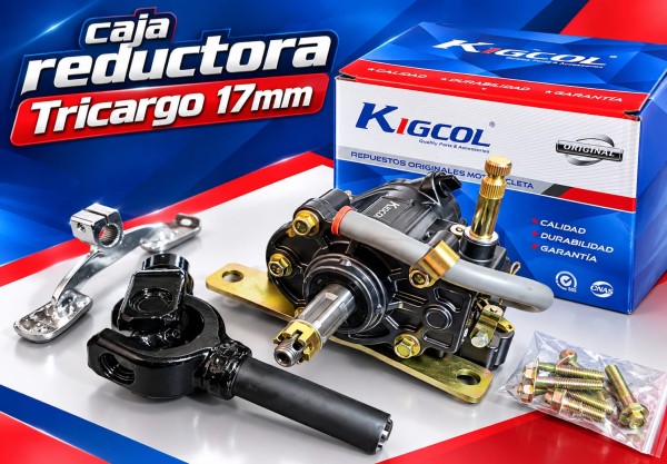 CAJA REDUCTORA MOTO TRICARGO 17MM KIGCOL