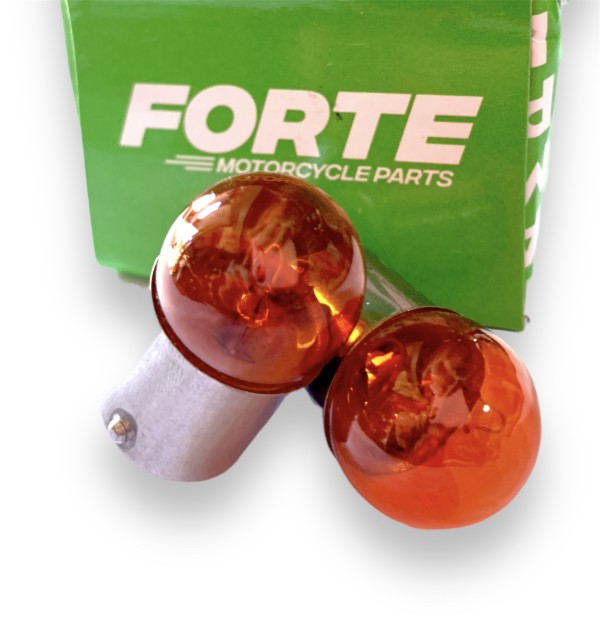 LAMPARA POSICION GIRO 12V 5W AMBAR 1P FORTE