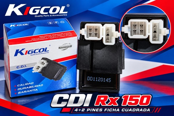 CDI RX150 4+2 PINES FICHA CUADRADA  KIGCOL