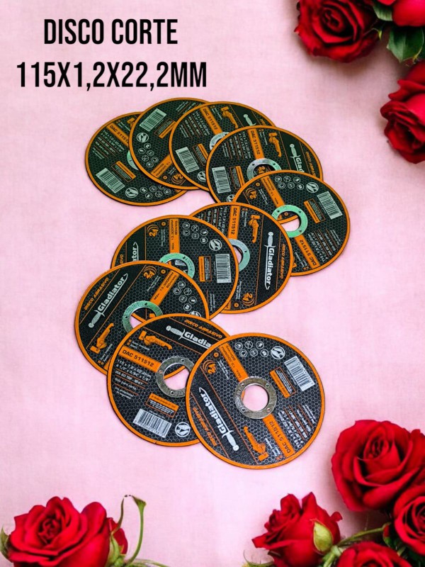 DISCO CORTE 115 X 1,2 X22,2 GALDIATOR oferta x 10 pc/u