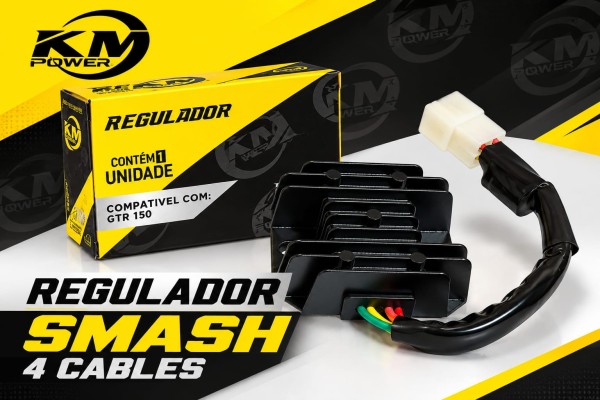 REGULADOR VOLTAJE SMASH 4 CAB LUZ PREN KM POWER