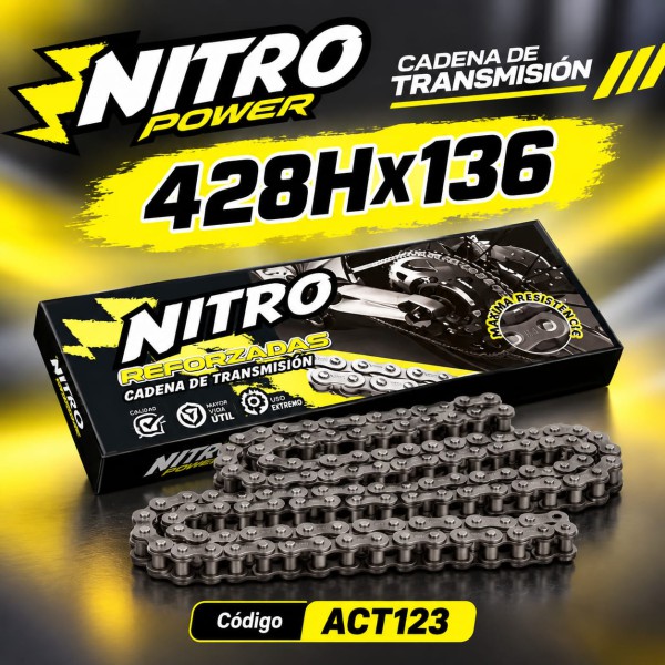 CADENA POWER 428H X 136 HD NITRO