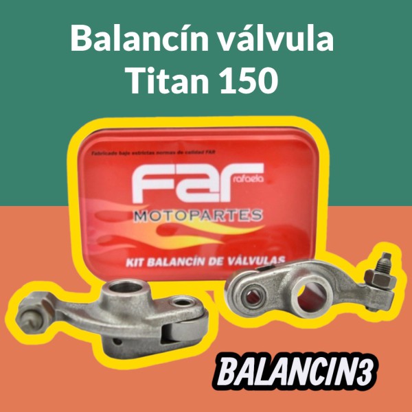 BALANCIN VALVULAS JUEGO TITAN 150 FAR
