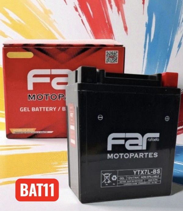 BATERIA YTX7 LBS TORNADO BIZ 125 GEL FAR