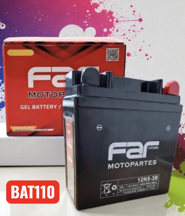 BATERIA 12N5 3B SMASH TRP GEL FAR