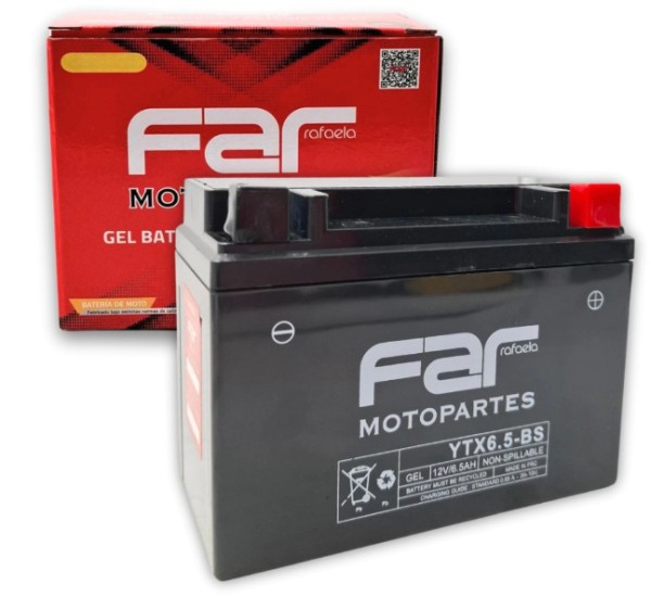 BATERIA GEL YTX 6.5 BS FAR