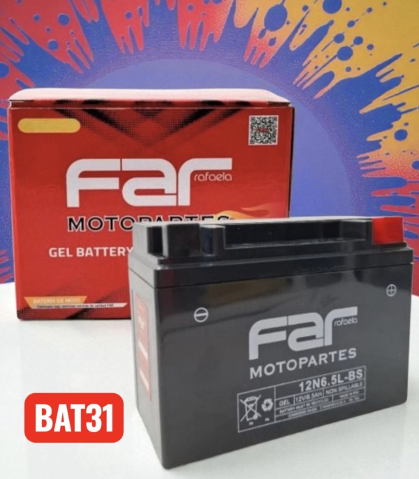 BATERIA 12N 6,5 BS GEL FAR