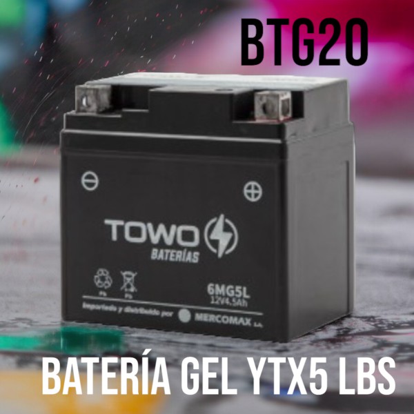 BATERIA TOWO GEL 12V4.5Ah YTX5 LBS