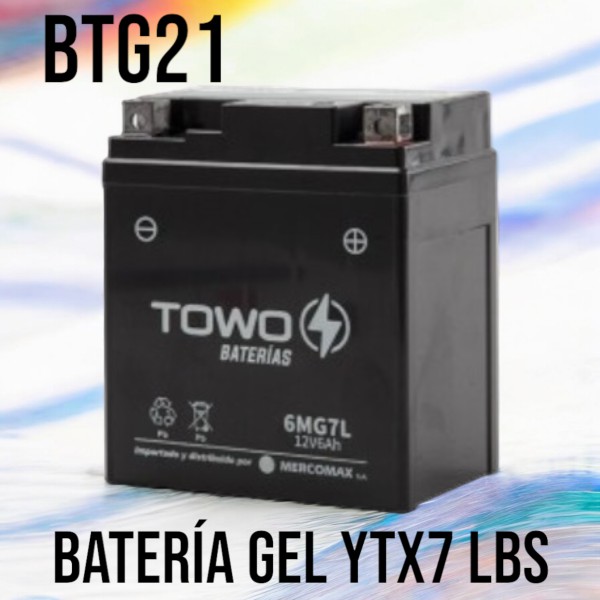 BATERIA TOWO GEL 12V8AH YTX7 LBS