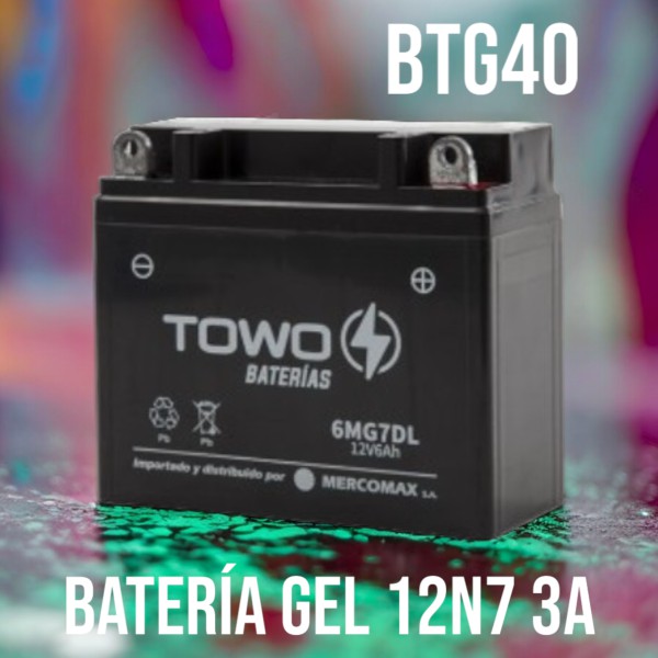 BATERIA TOWO GEL 12V6Ah 12N7 3-A