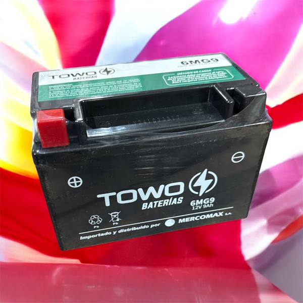 BATERIA TOWO GEL 12V9Ah 6MG9 (YTX9-BS) TOWO