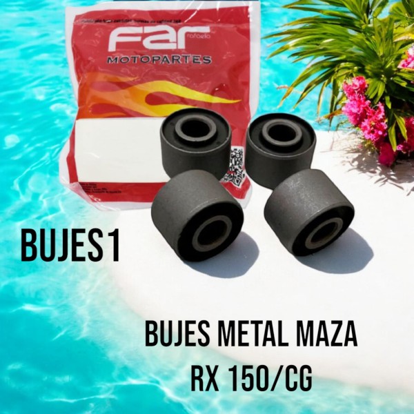 BUJES METAL MAZA RX150/CG - (4) FAR