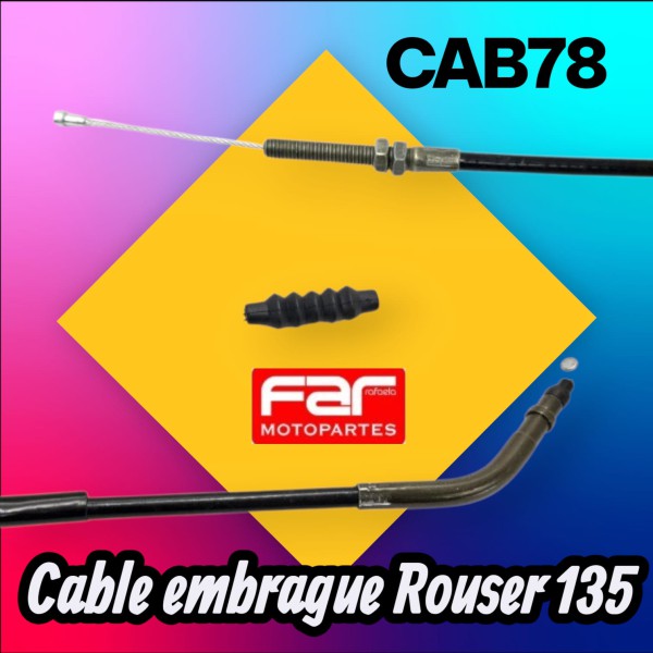 CABLE EMBRAGUE ROUSER 135 FAR