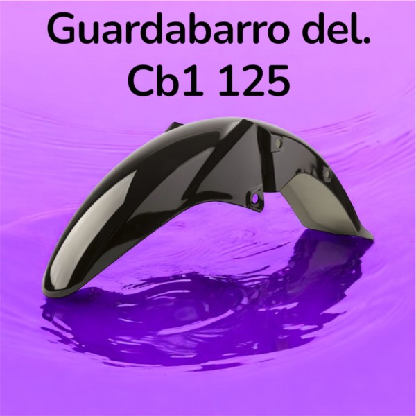 GUARDABARRO DEL CB1 125 NEGRO