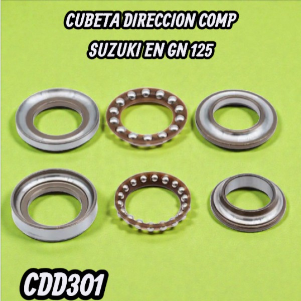 CUBETA DIRECCION COMP SUZUKI EN GN 125 HADA
