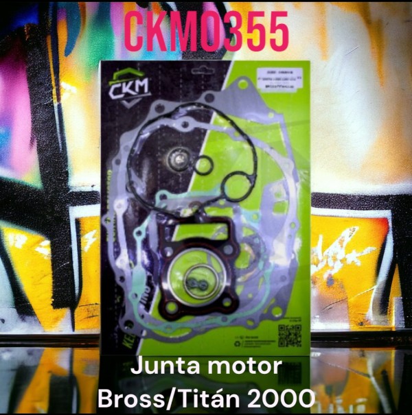JUNTAS MOTOR C/ORING BROSS/TITAN 2000 CKM