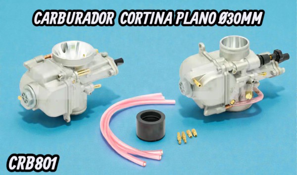 CARBURADOR  CORTINA PLANO Ø30MM HADA