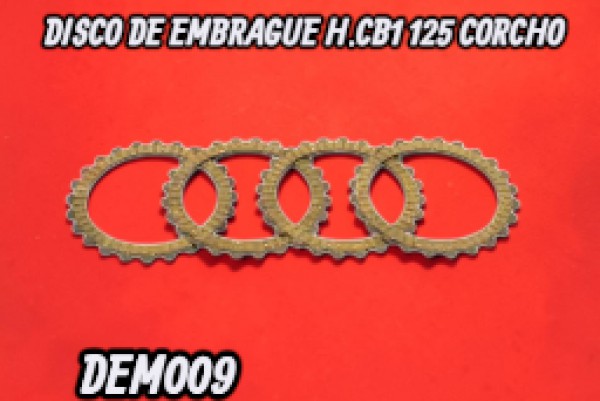 DISCO DE EMBRAGUE H.CB1 125 CORCHO HADA