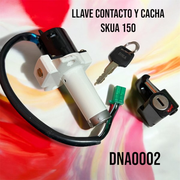 LLAVE CONTACTO Y CACHA SKUA 150 - DNA