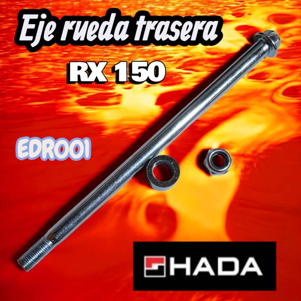 EJE RUEDA TRAS RX 150 C/SEPARADOR HADA