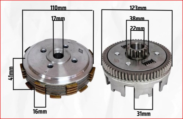 EMBRAGUE COMPLETO TITAN 150 FAR