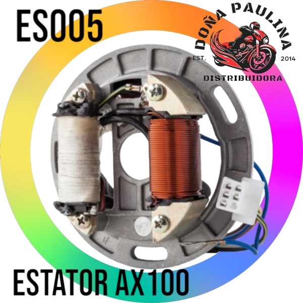 ESTATOR CATIIMOTO 2 BOBINAS SZ AX 100