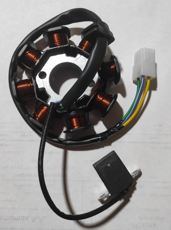 ESTATOR 8 CAMPOS ZB 110 LUZ PREN- CATIIMOTO