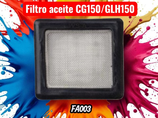 FILTRO ACEITE HD CG 150 GLH150 GAUCHA  NITRO