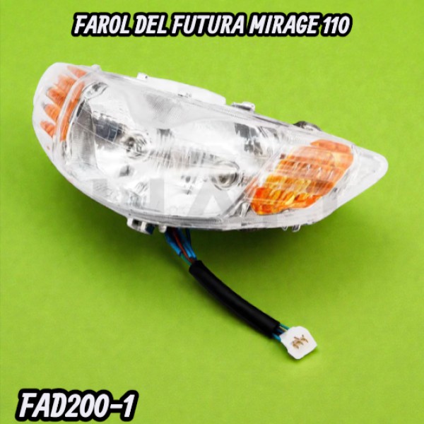 FAROL DEL FUTURA MIRAGE 110 NARANJA HADA